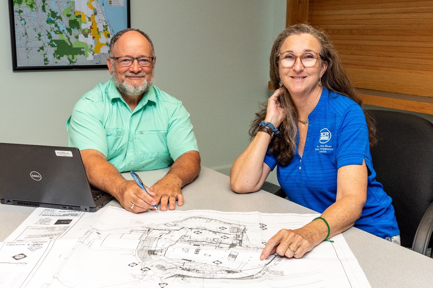 Kraig McLane and Deirdre Irwin collaborate on planning and water conservation