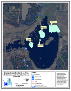 Map of harvest area 