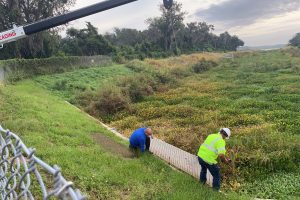 District Operation and Maintenance staff are actively preparing for the anticipated rainfall from Hurricane Ian