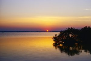 Sunrise on the Indian River Lagoon.