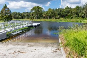 Boat ramp on Lake Apopka North Shore