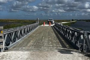 Bailey bridges at County Road 448A