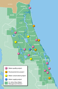 Map of district projects