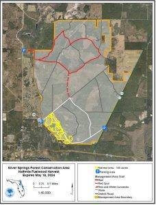 Map of Silver Springs construction areas