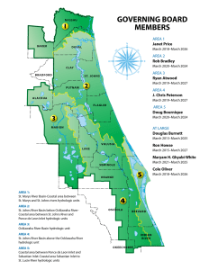 Governing Board basins map