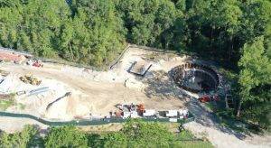 Aerial view of the Water Resource Development project