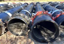 24-inch black pipes