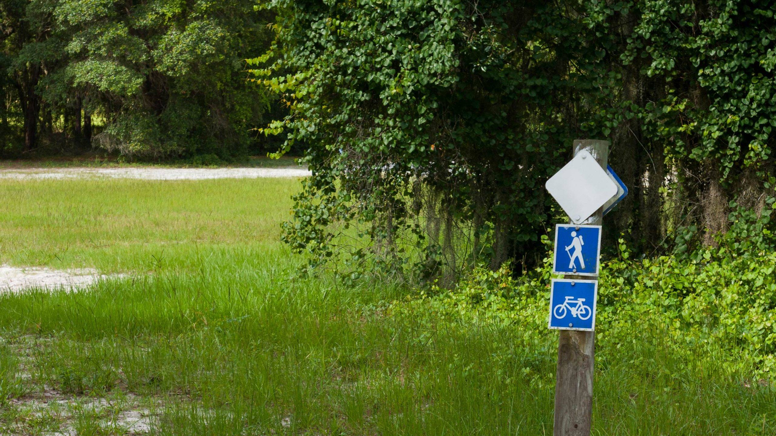 Hiking sign