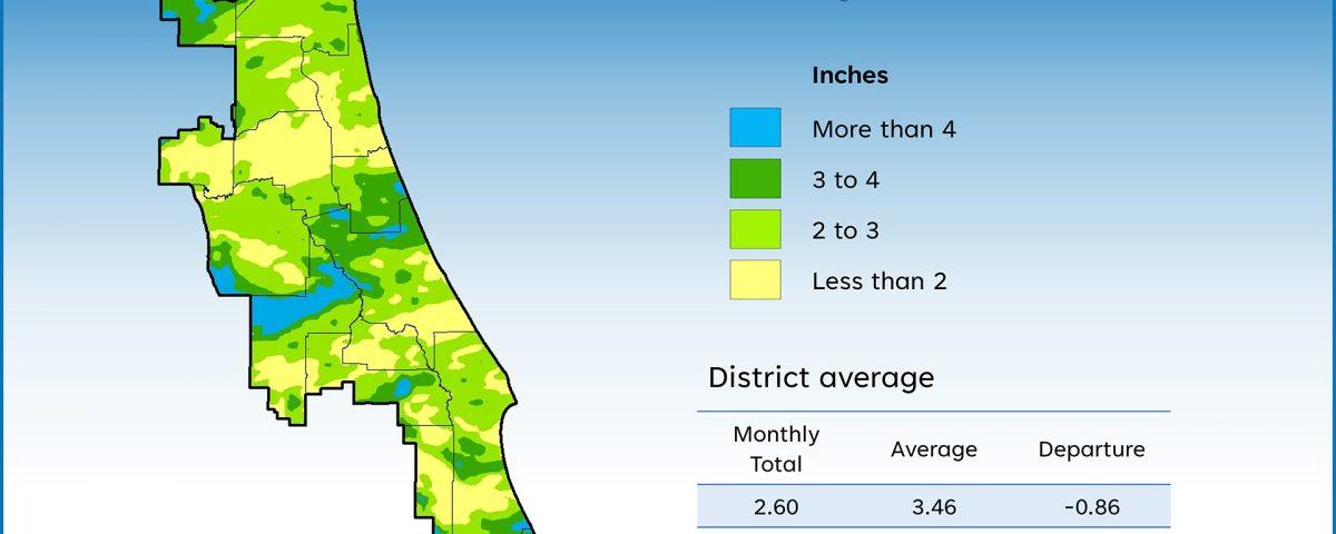 Monthly rainfall May 2024