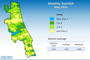 Monthly rainfall May 2024