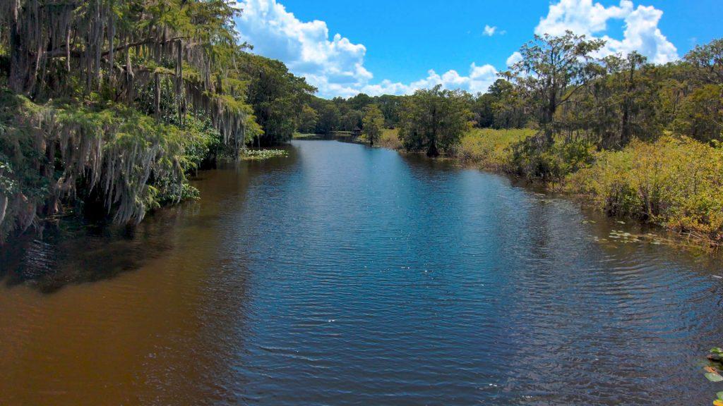 Video thumbnail for aerial footage over Lake Lochloosa