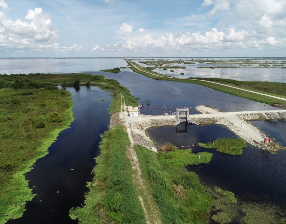 aerial of the upper st johns river basin