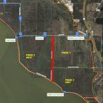 map detailing road closure at Lake Apopka North Shore