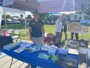 St Johns River Water Management District outreach coordinator Ali Pressel at an event