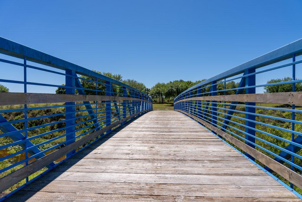 Bridge on recreational trail