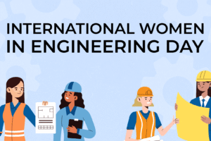 Illustration of women serving in engineering roles