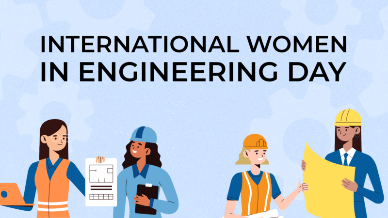 Illustration of women serving in engineering roles