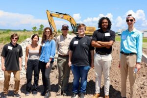 Five engineering students from the University of Central Florida (UCF) recently traded textbooks for hands-on experience as part of the Knight Shadow Program, spending the day at the St. Johns River Water Management District (District) to see what it’s really like to be an engineer working to protect Florida’s water resources.