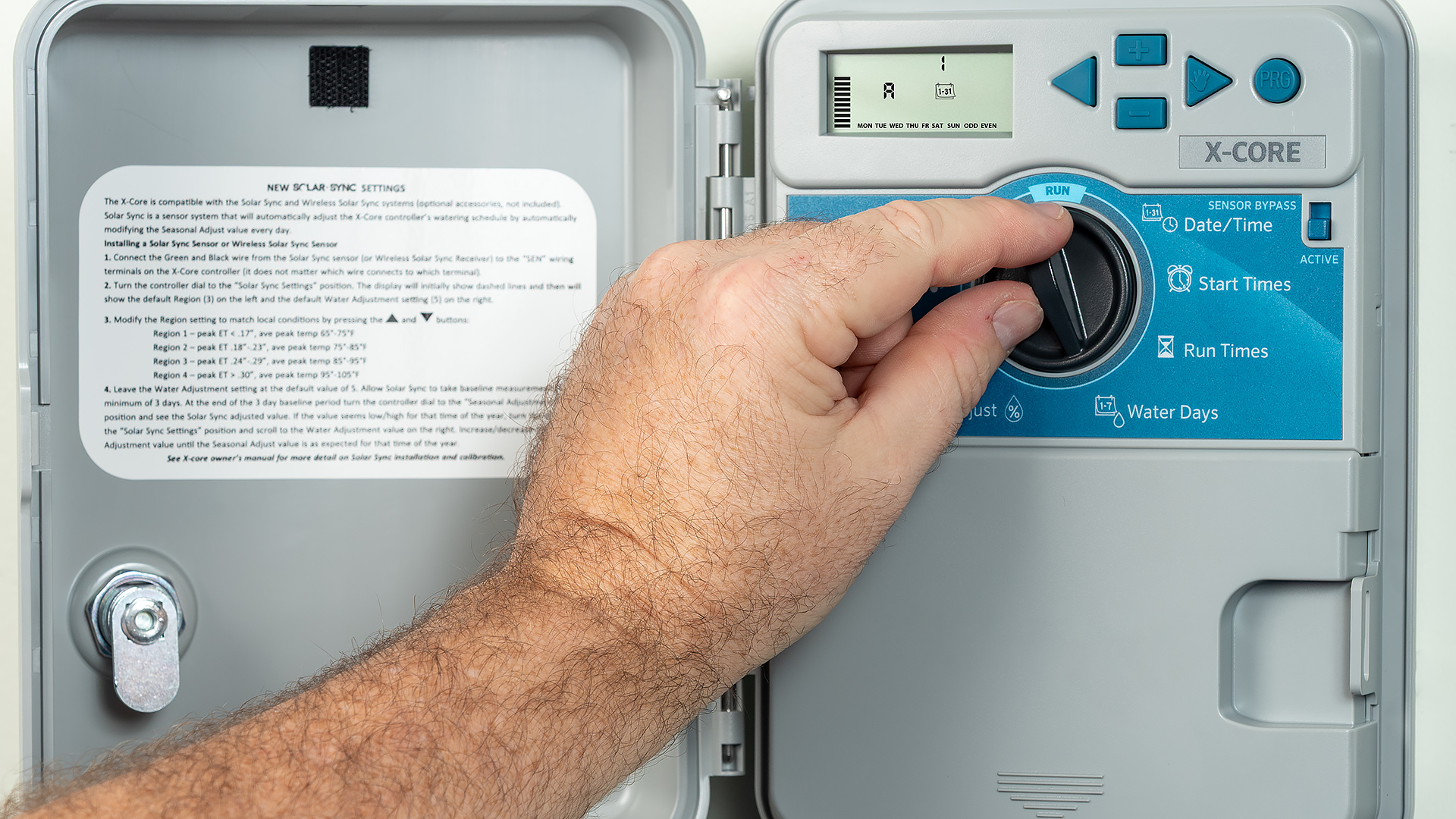 Adjusting an irrigation timer