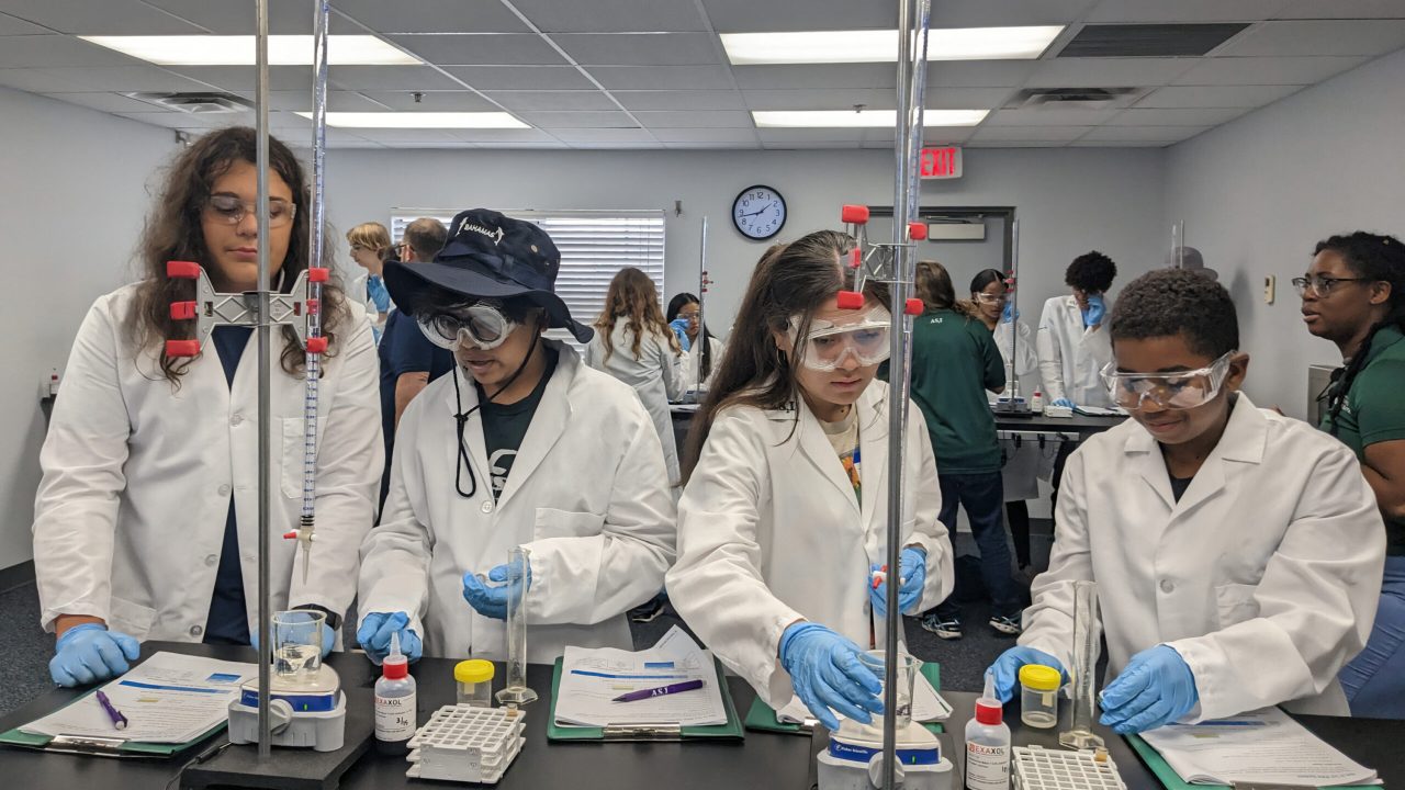 Tuskawilla Middle School Blue School Grant project