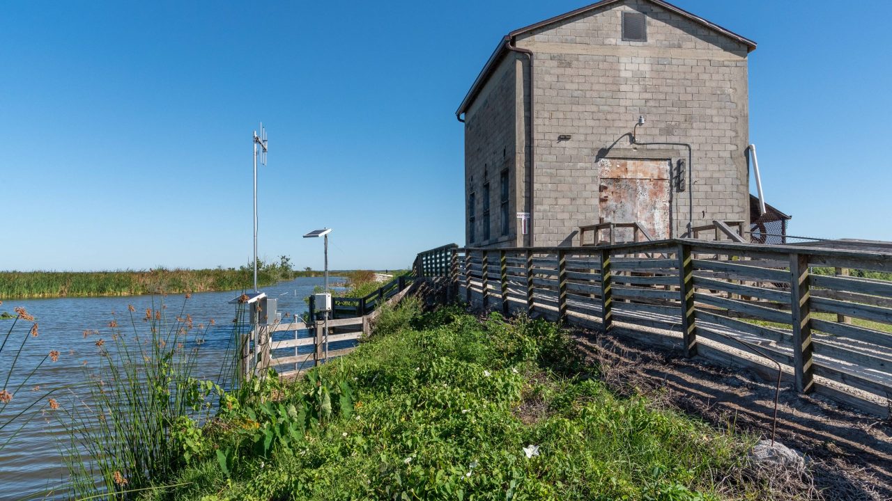 The historic pump house